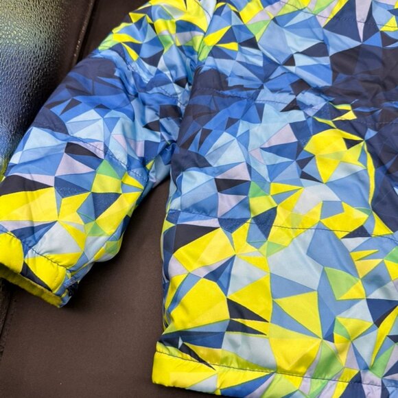 Nylon Blue Neon Green & Yellow Insulated Inside Size 4T Length 15 Inches - Picture 5 of 7